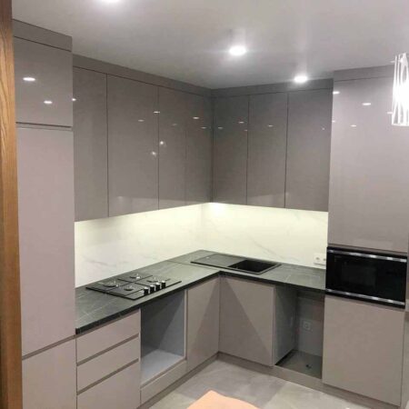 Кухня Грей Шайн