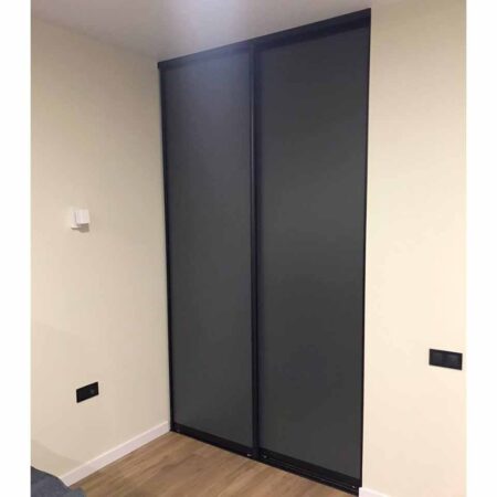 Шафа купе чорне скло